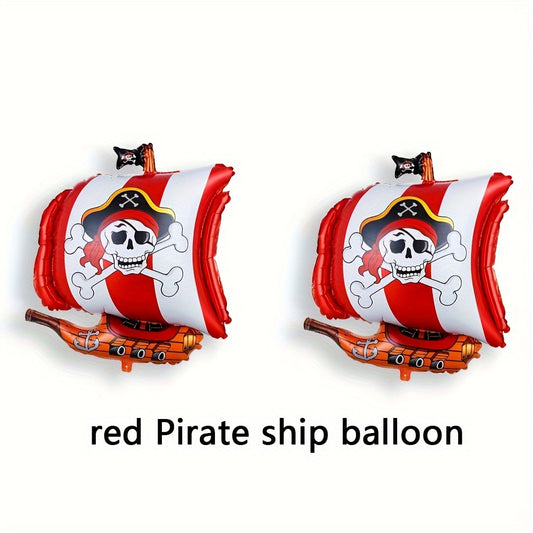 Pirate Balloons Holiday Decorations 3pcs Scene Decoration Balloons