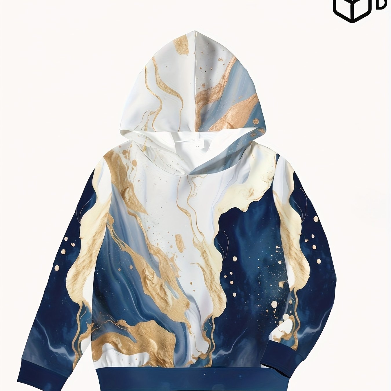 Kids Hoodie Unisex Pullover Hooded Long Sleeve Top Outdoor Clothes