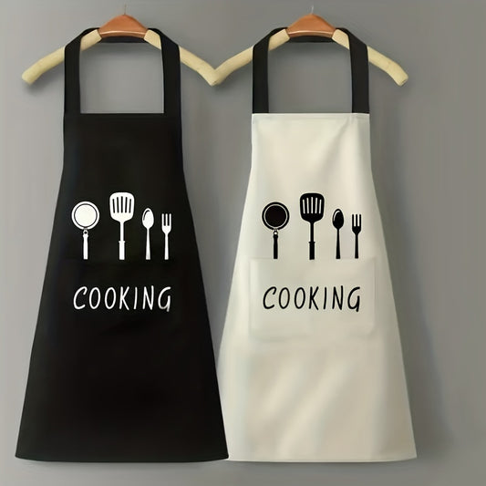 Waterproof Stain Apron Kitchen Cooking Work Clothes