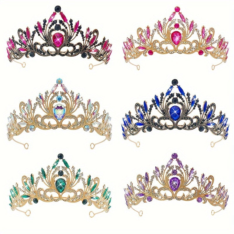 Crystal Tiaras and Crowns for Women Bridal Wedding Headpiece