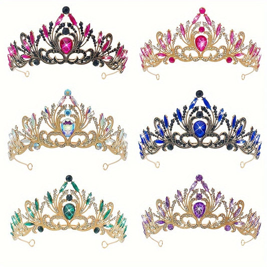 Crystal Tiaras and Crowns for Women Bridal Wedding Headpiece