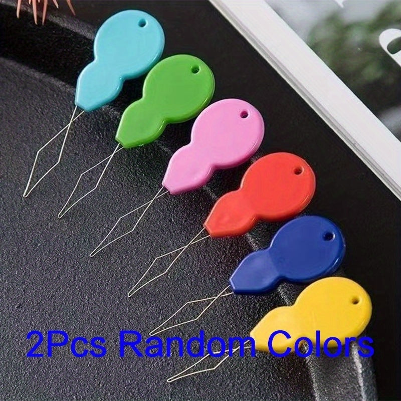 Plastic Needle Threaders Hand Sewing Tool For Sewing Crafting Knitting DIY Art