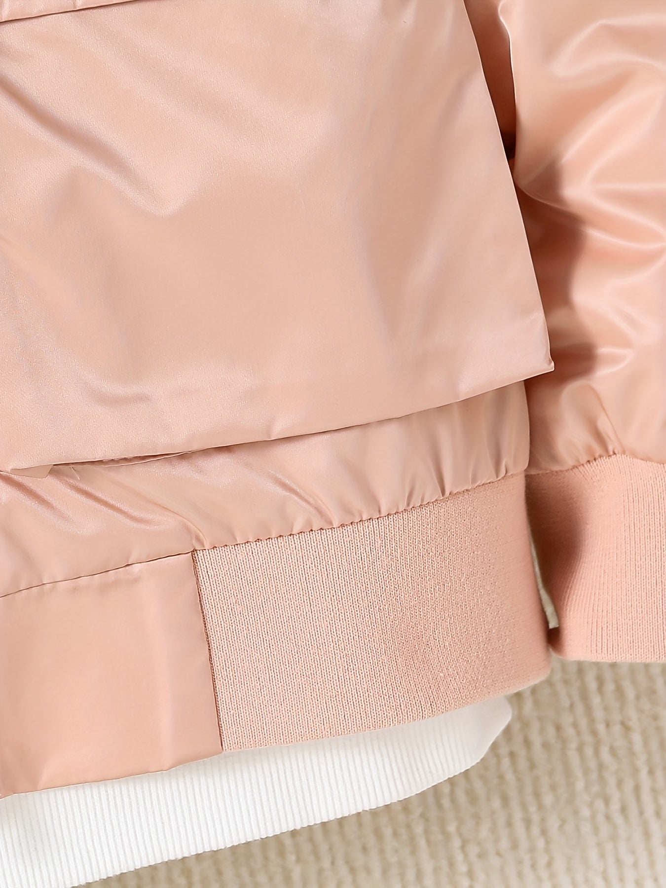 Kid Girls Casual Hooded Windbreaker Jacket with Pockets