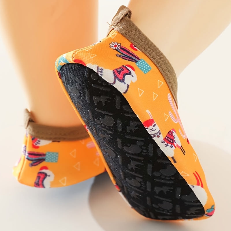 Non-slip Cartoon Animal Print Floor Socks for Toddlers