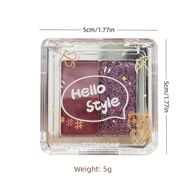 Small Cookie Rose Eyeshadow Palette Set