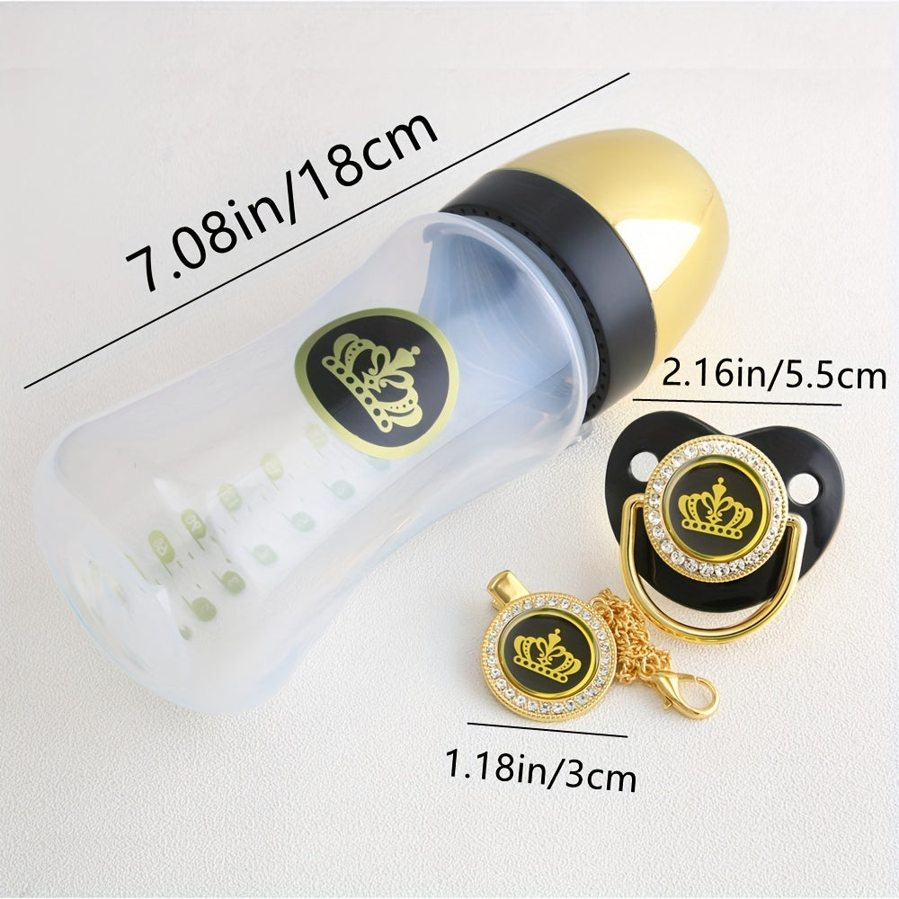 240ml Wide Mouth Baby Bottle & Pacifier Set