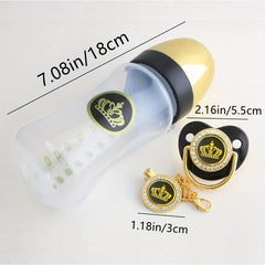 240ml Wide Mouth Baby Bottle & Pacifier Set