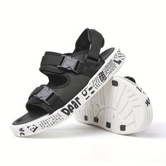 Men's Adjustable Buckle Sandals Non Slip Comfy Open Toe Shoes