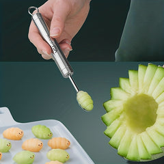 3pcs Stainless Steel Melon Baller Scoop Watermelon Spoon