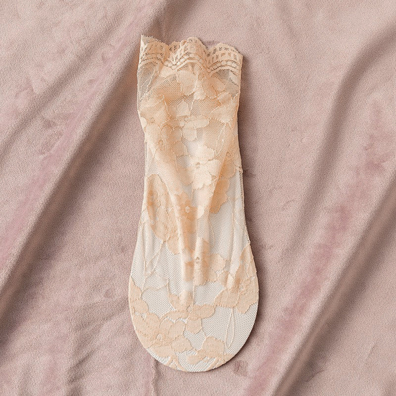 Floral Lace Short Socks Women's Stockings