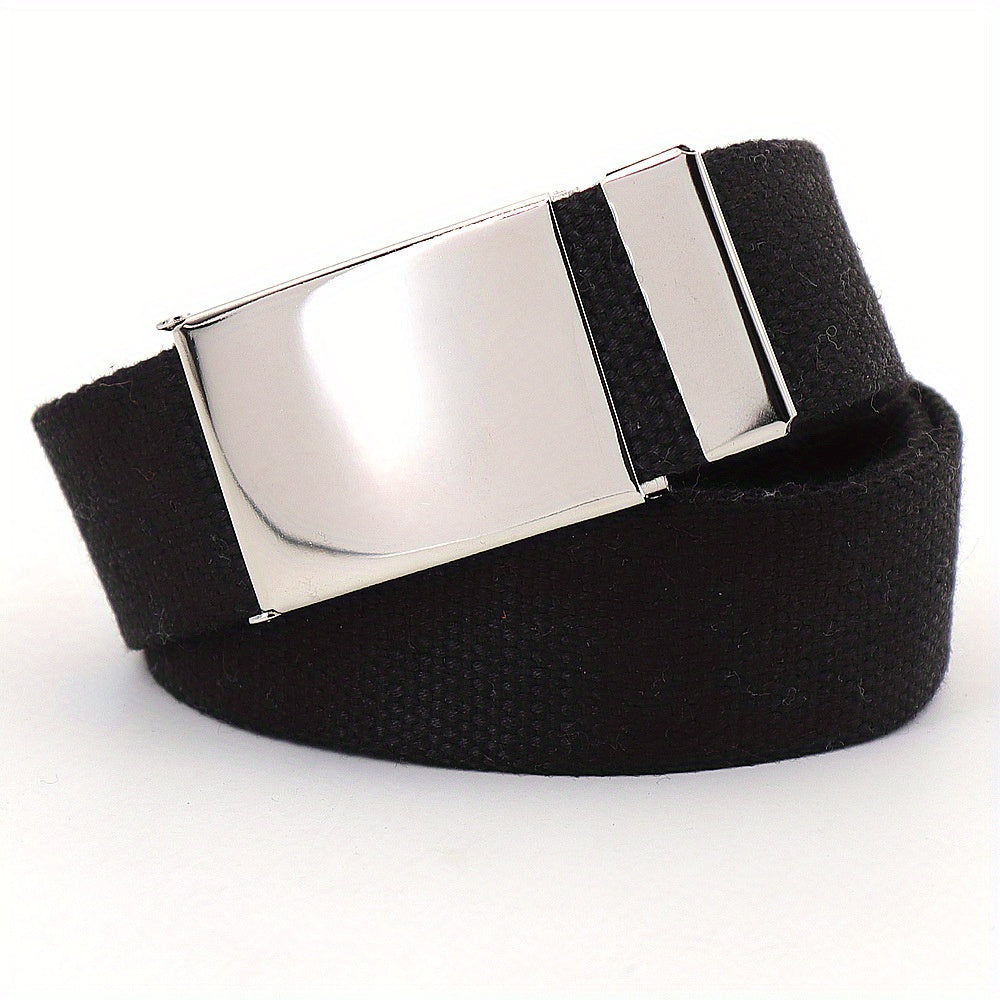 Candy Joker Woven Belt Stylish Canvas Jeans Belt For Men