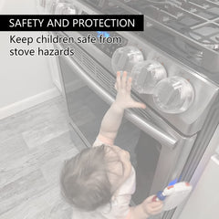2pcs Stove Knob Covers Kitchen Safety Guards For Kids Baby Toddler