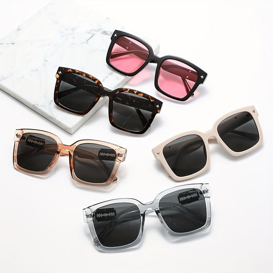 Square Sunglasses Jelly Anti Glare UV400