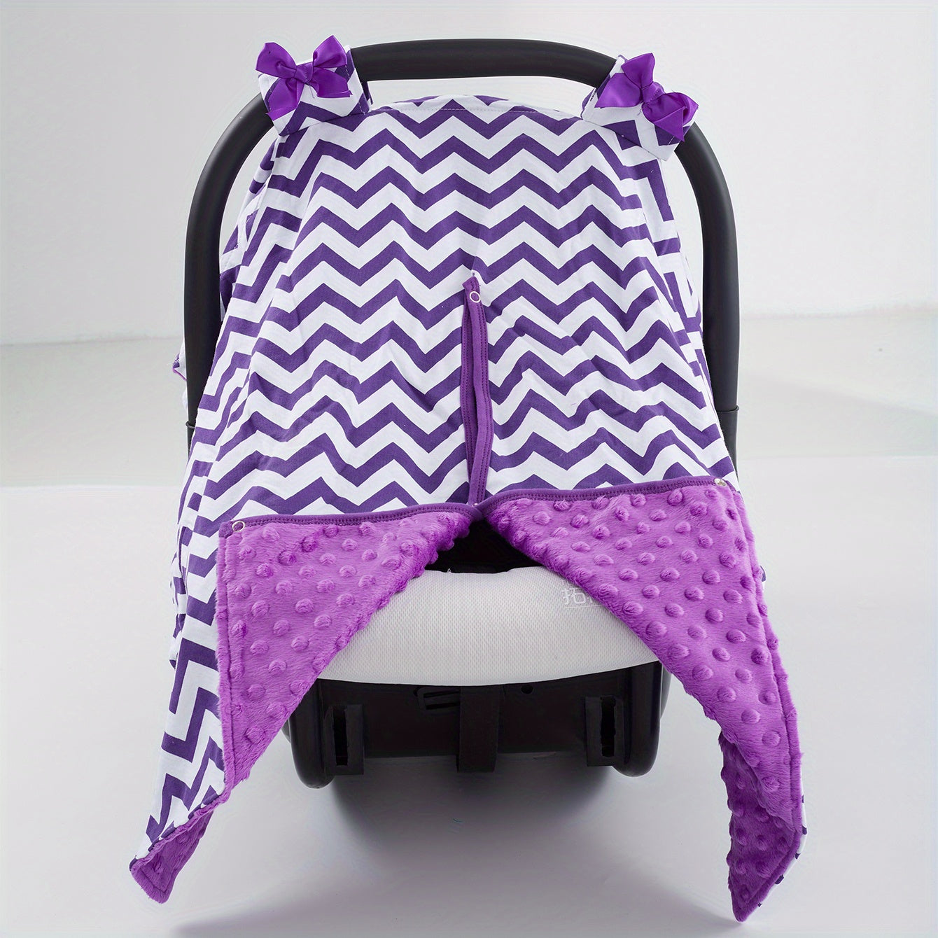 Irregular Stripe Car Seat Sunshade Cover