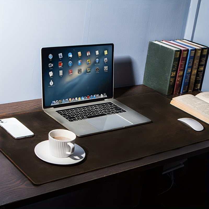 XXL Large Leather Cattle Hide Mouse Pad Gamer Computer Accessories