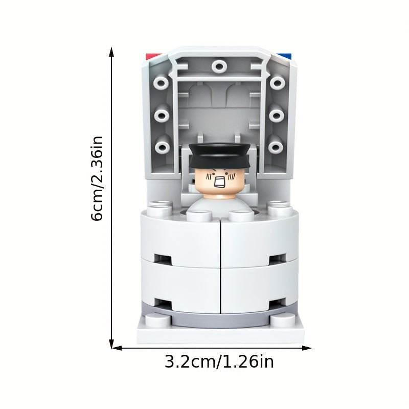 Toilet Man Puzzle Toy Gift for Christmas