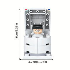 Toilet Man Puzzle Toy Gift for Christmas