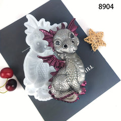 3D Dinosaur Silicone Mold for DIY Wall Hanging Decoration