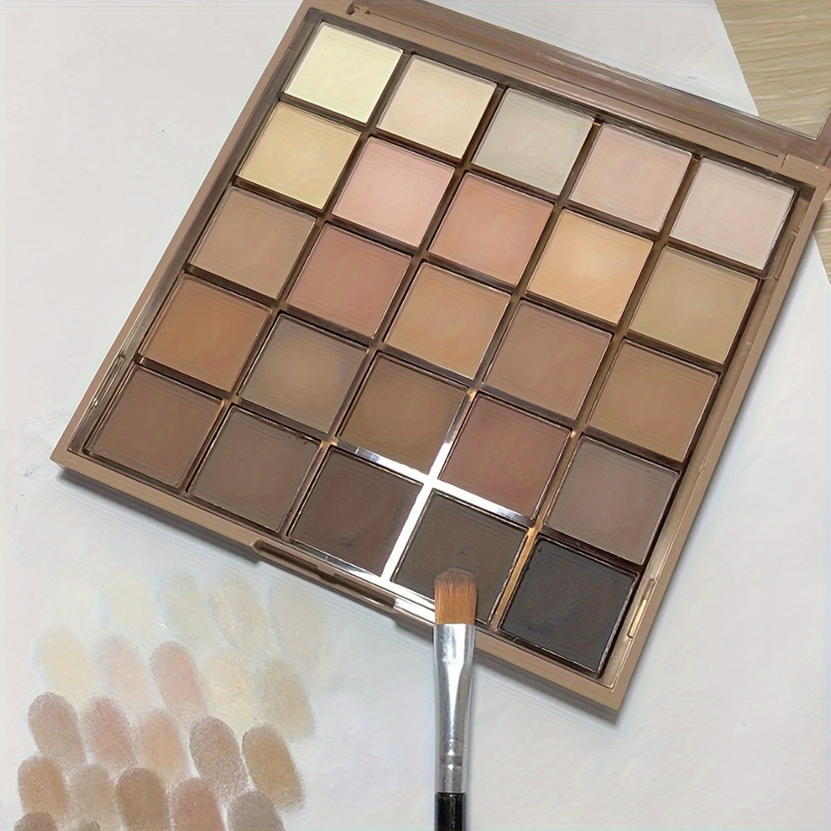 Matte Eyeshadow Palette 25 Shades Neutral Coffee & Chocolate Tones