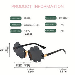 Y2K Cloud Frame Gradient Sunglasses for Kids
