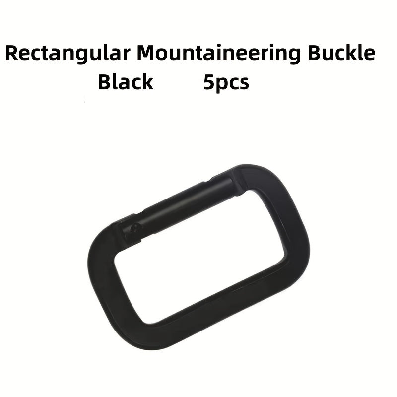 10pcs Aluminum Square Buckle Bag Backpack Outdoor Camping Hiking Travel