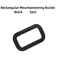 10pcs Aluminum Square Buckle Bag Backpack Outdoor Camping Hiking Travel