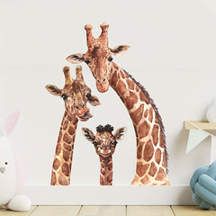 Giraffe Wall Sticker Decals - Removable Vinyl Wallpaper Mural
