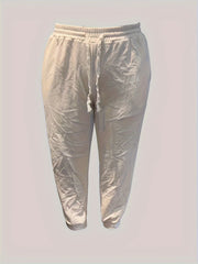  Women's Solid High Rise Joggers