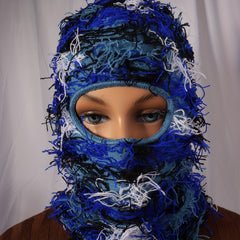 Y2K Distressed Balaclava Mask Windproof Thermal Ski Mask