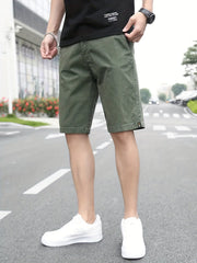 Men's Plaid Cargo Shorts for Summer Outdoor Activities