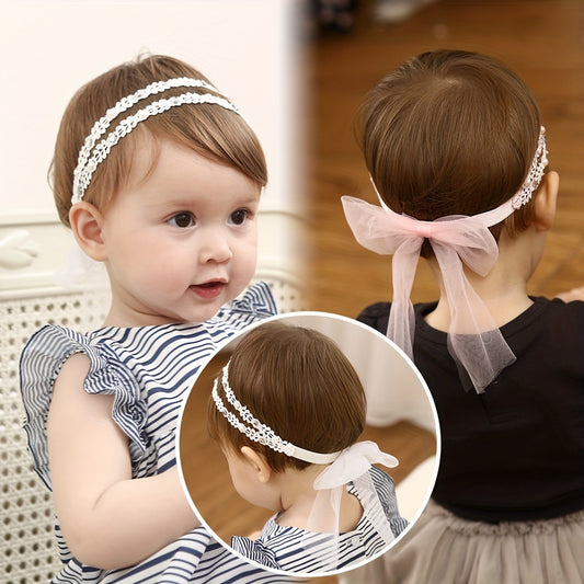 Sweet Lace Flowers Headband for Baby Girls