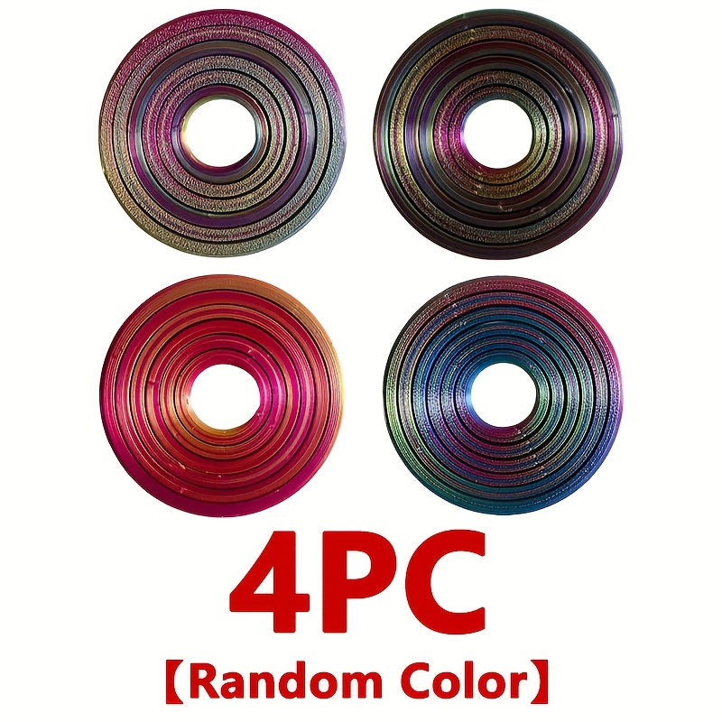 3D Printed Fidget Spinner Relax Spinning Top with Colorful Stripes