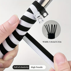 Magnetic Buckle No Tie Shoe Laces Stretch Elastic Flat Laces