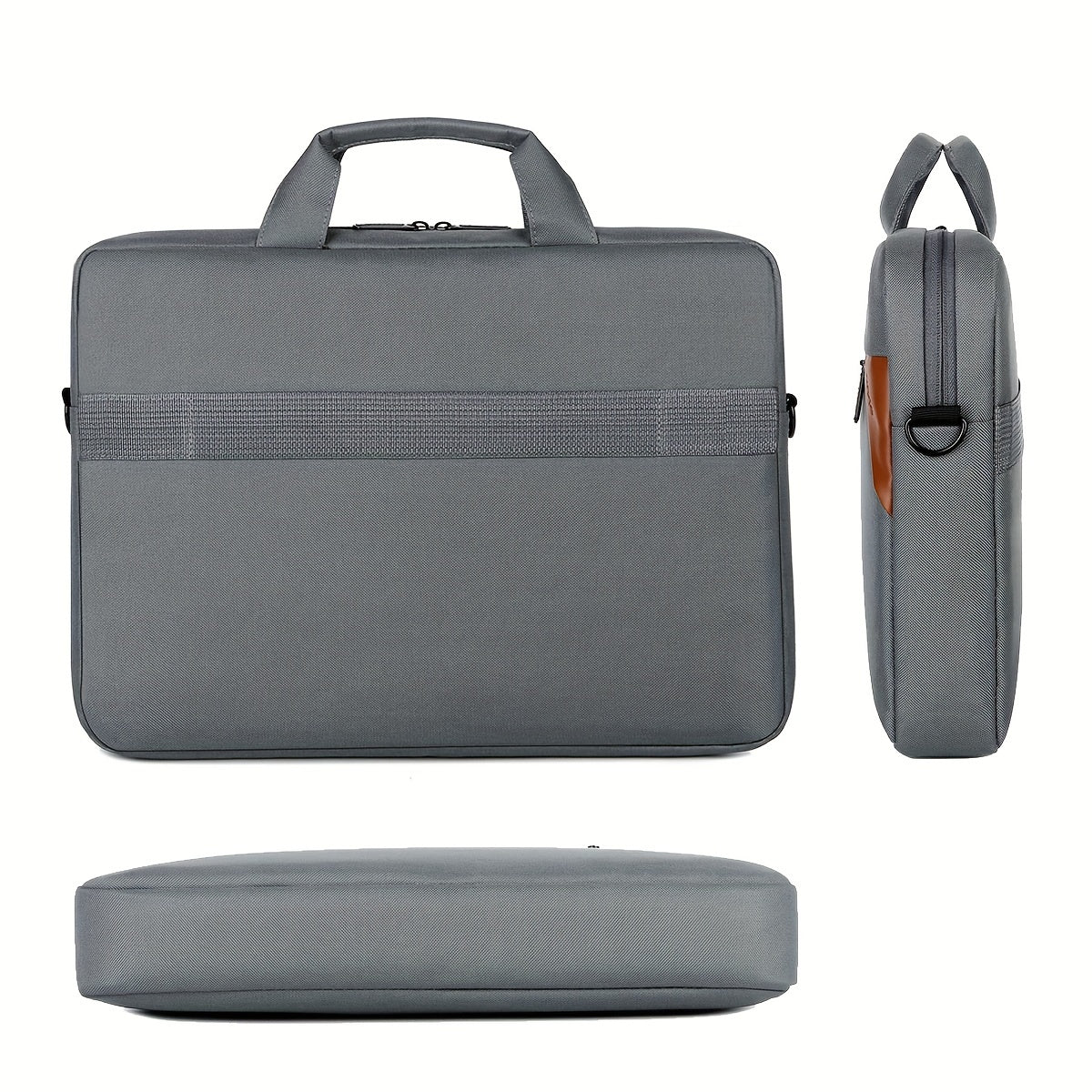 Large Capacity Laptop Bag with Shockproof Padding and Adjustable Strap