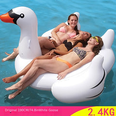 Poolside Inflatable Floating Bed Lounge Chair