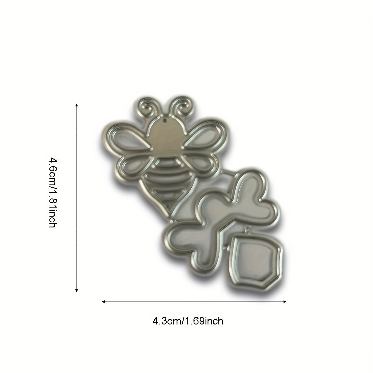 1pc Bee Metal Cutting Dies Stencils Die Cut for Scrapbooking DIY Crafts