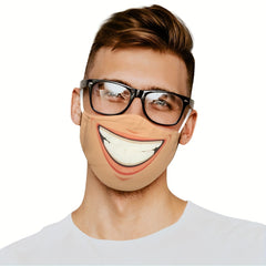 Adults Funny Face Mask for Halloween Props