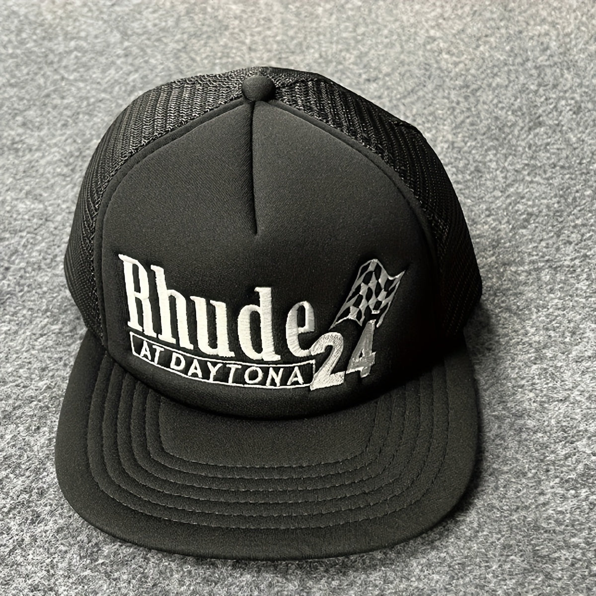 Letter Trucker Hat Adjustable Mesh Baseball Cap
