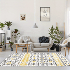 Nordic Geometric Large Area Rug, Non Slip, Machine Washable