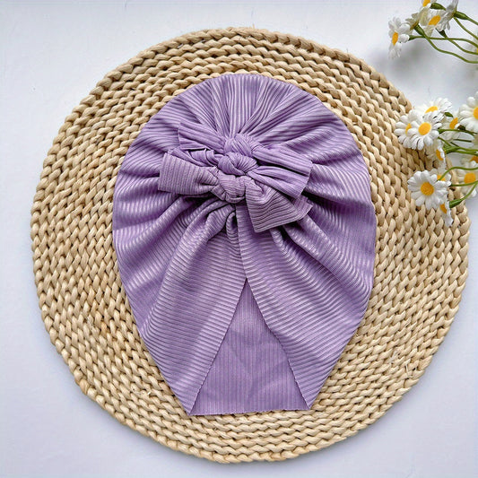 Soft Elastic Strip Flower Baby Hat For Girl