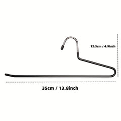 Non-Slip Pants Hanger with Non-Marking Clips for Home Organization