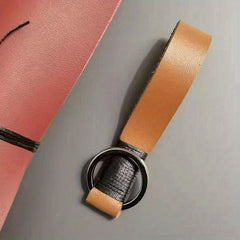 Durable Leather Key Chain for Couples
