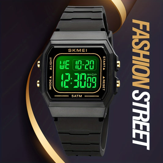 Kids Electronic Watch Waterproof Night Glow Sports Watch