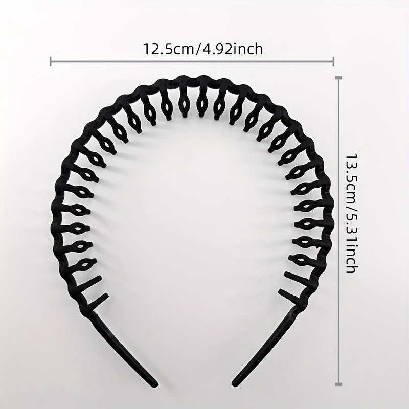 Non Slip Toothed Headband for Face Wash