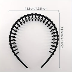 Non Slip Toothed Headband for Face Wash