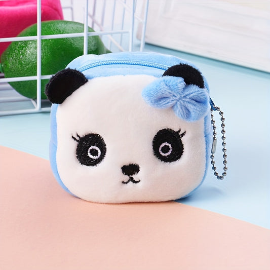 Plush Panda Crossbody Bag Coin Purse Wallet Gift For Girls