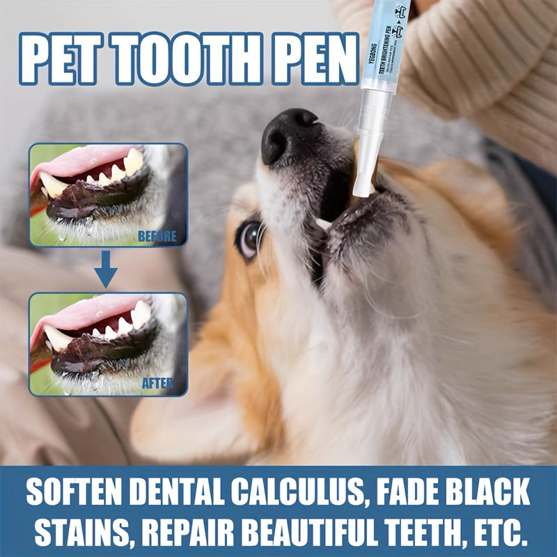 2pcs Dog Teeth Cleaning Pens Pet Teeth Tartar & Calculus Remover