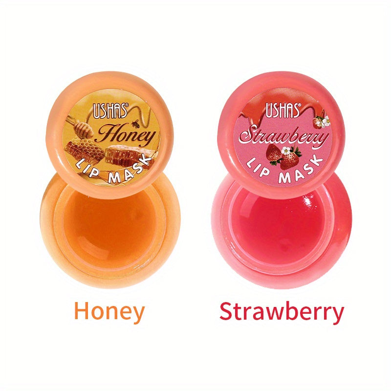 Strawberry Lip Mask Serum with Natural Plant Extracts