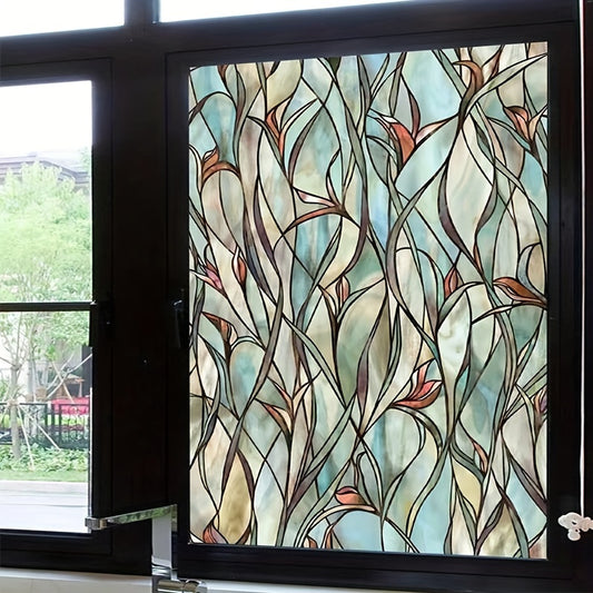 Colorful Electrostatic Glass Window Film for Privacy and Decor