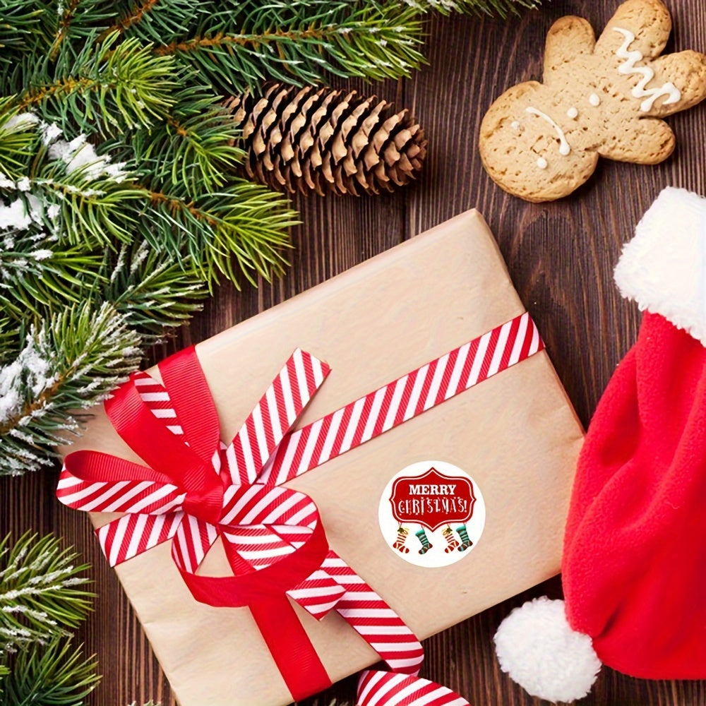 500 Christmas Snowman Stickers for Party & Baking
